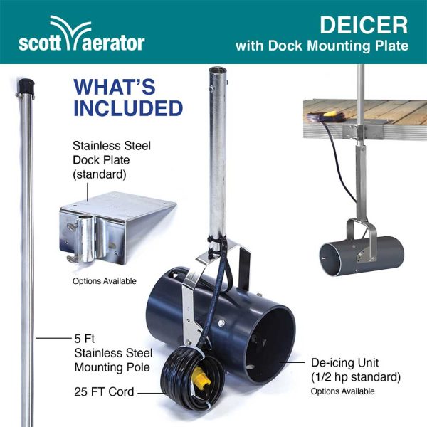 Scott Aerator Dock Mounted Pond De-Icer - Image 4
