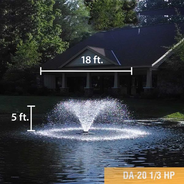 Scott Aerator DA-20 1/3 HP Decorative Pond Aerator - 115V or 230V - Image 7