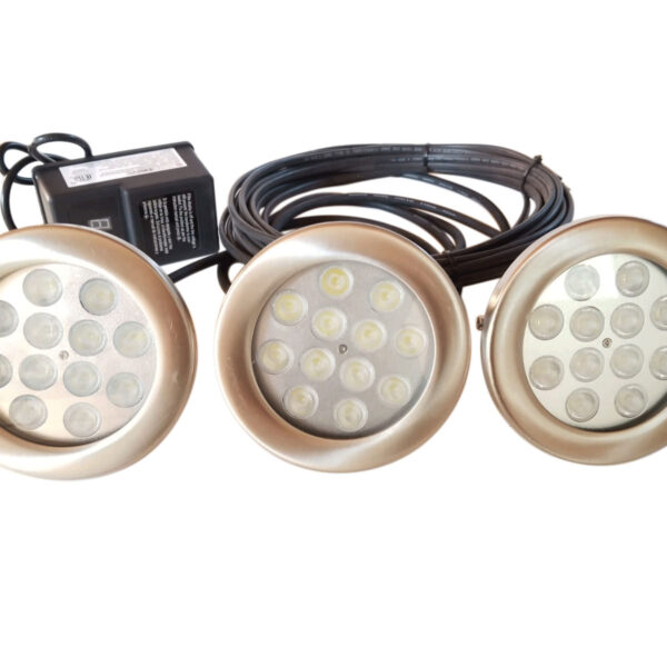 PondSelect Universal 12 Watt White Fountain Lighting Kit - 2, 3, & 4 Sets - Image 3