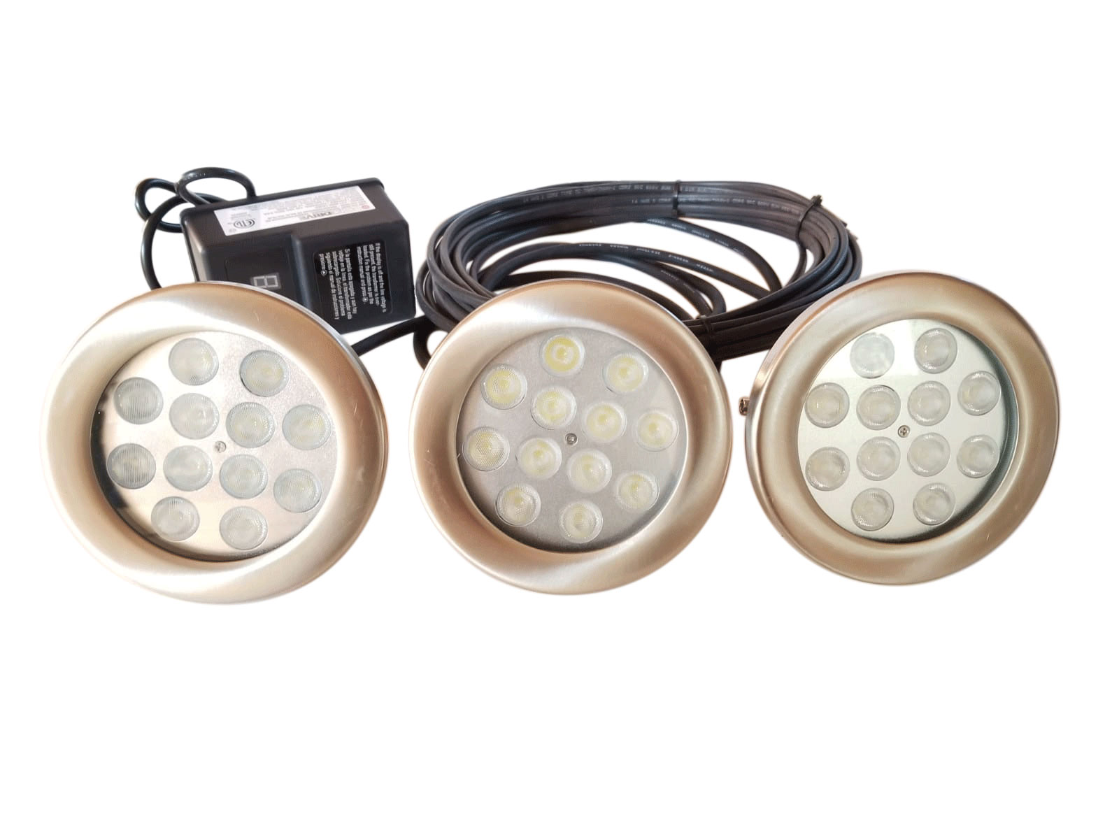 PondSelect Universal 12 Watt White Fountain Lighting Kit - 2, 3, & 4 Sets - Image 3