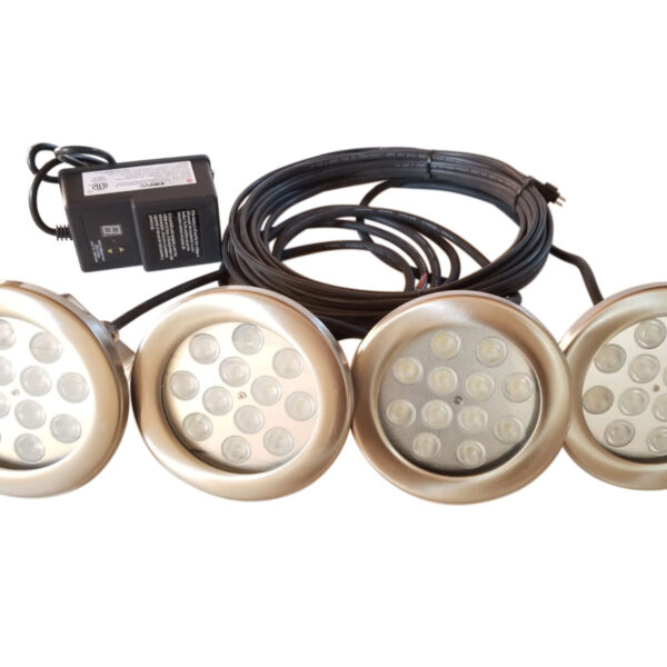 PondSelect Universal 12 Watt White Fountain Lighting Kit - 2, 3, & 4 Sets - Image 4