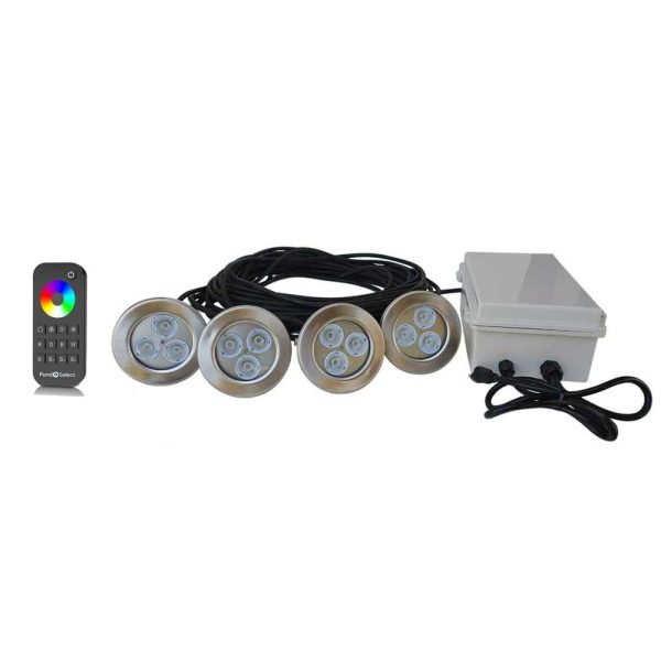 PondSelect Universal 9 Watt Color Changing Fountain Lighting Kit - 2, 3, & 4 Sets - Image 5