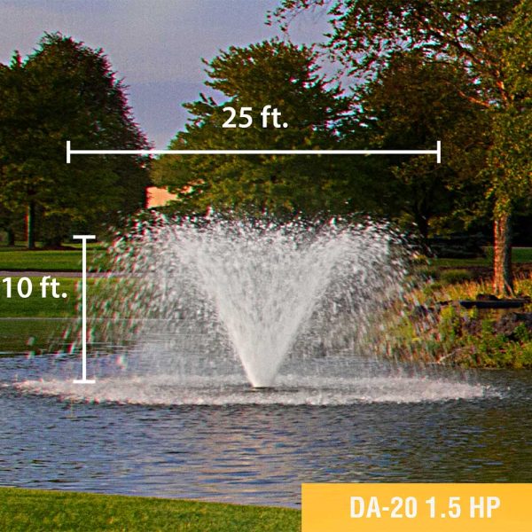 Scott Aerator DA-20 1.5 HP Decorative Pond Aerator - 230V - Image 7