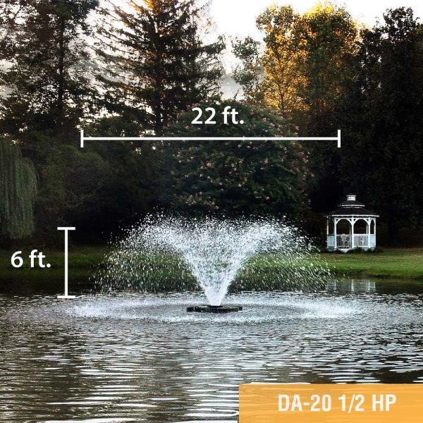 Scott Aerator DA-20 1/2 HP Decorative Pond Aerator - 115V or 230V - Image 6