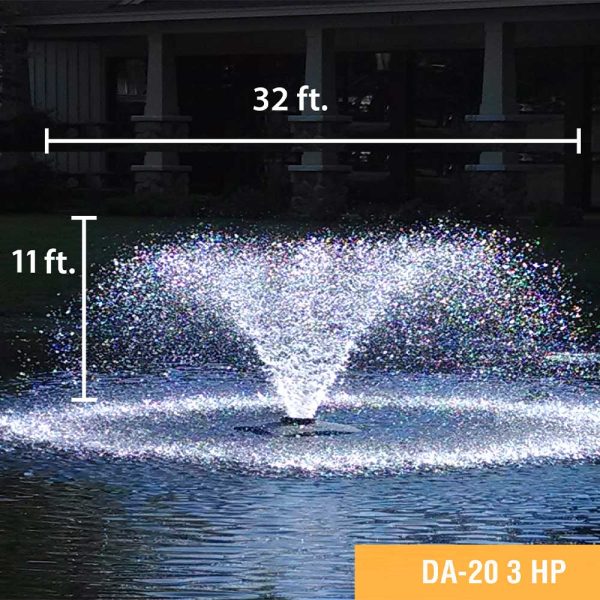 Scott Aerator DA-20 3 HP Decorative Pond Aerator - 230V - Image 5