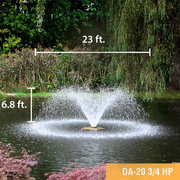 Scott Aerator DA-20 3/4 HP Decorative Pond Aerator - 115V or 230V - Image 6