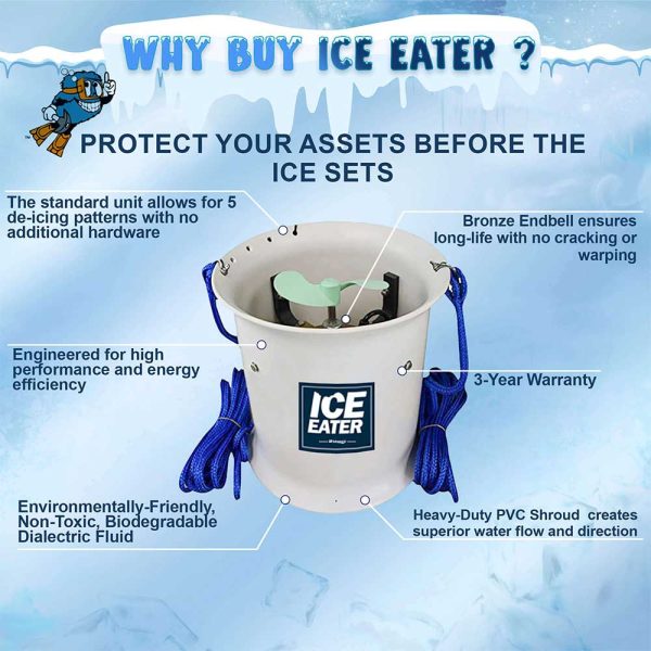 Airmax Ice Eater 1/4 HP Dock De-Icer - Image 3