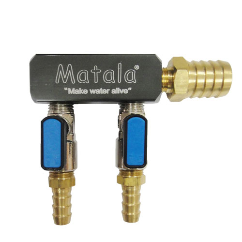 2 Valve Heavy Duty Air Manifold (1/2" Barb)