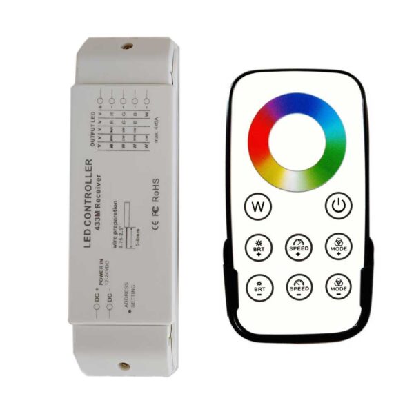 9 Watt Lights Color Controller & Remote