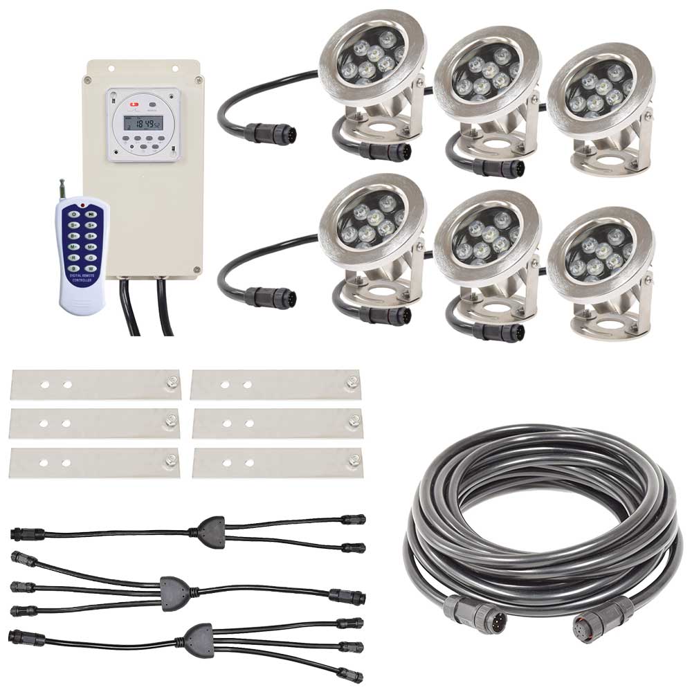 EasyPro Color Changing Fountain Light Kit - 2, 3, 4, & 6 Sets - Image 10